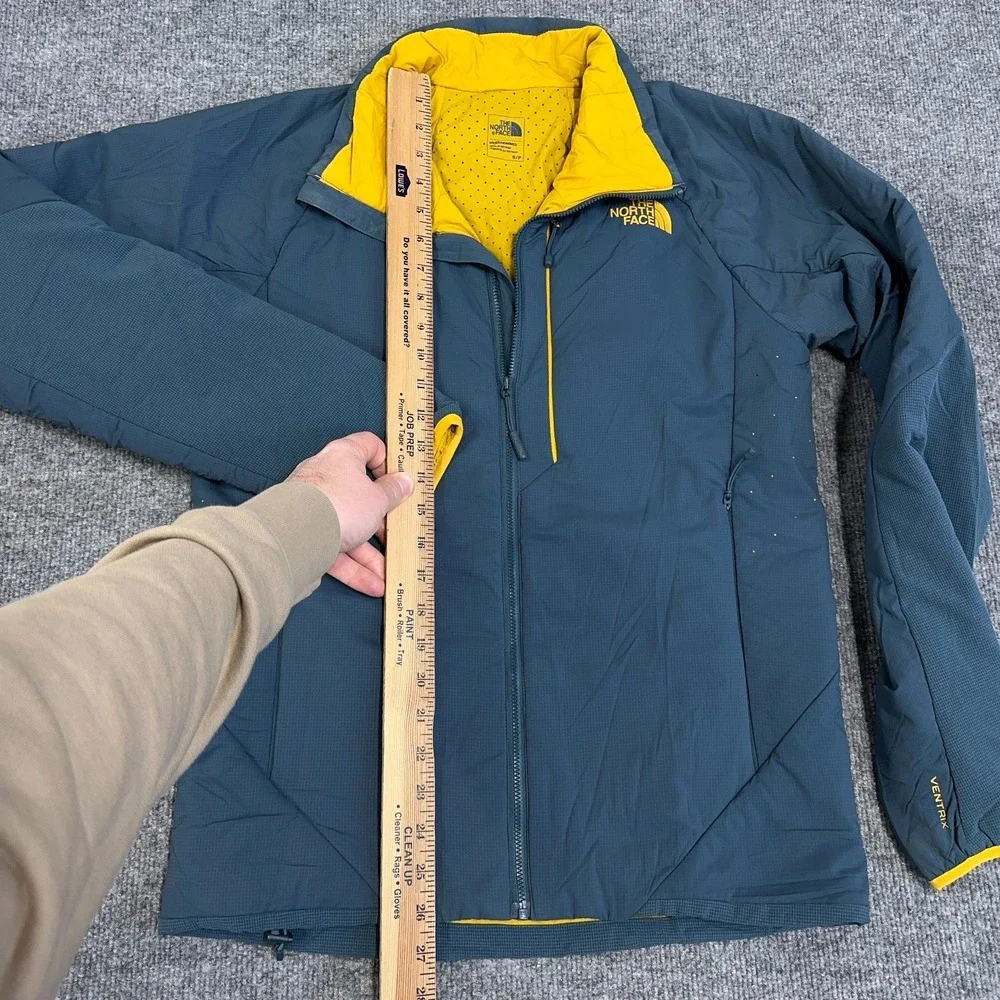 The North Face Jacket Men Small Slate Blue Gray Ventrix Ultralight Puffer Hiking
